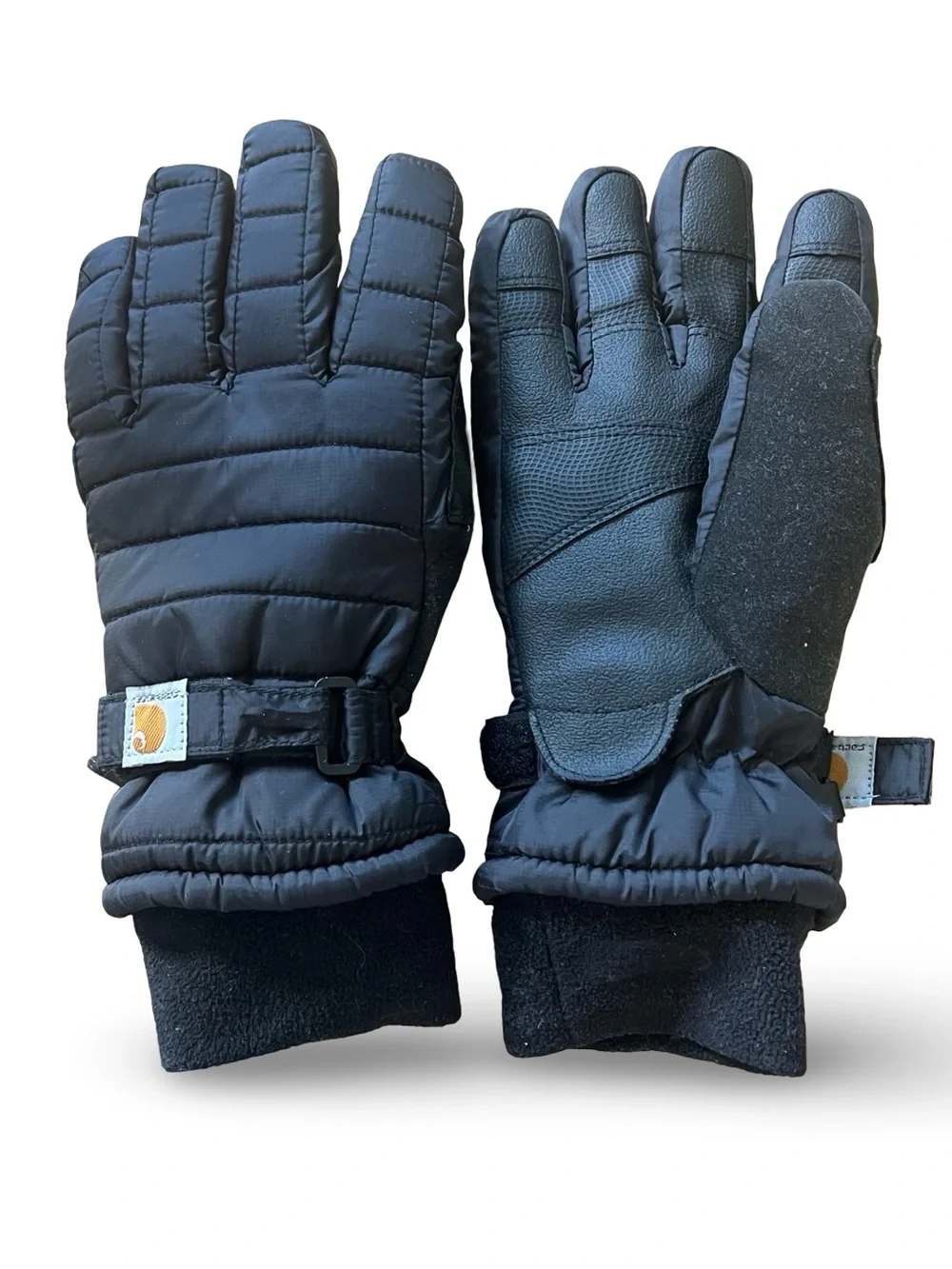 Carhartt Black Quilted Insulated Gloves Size M